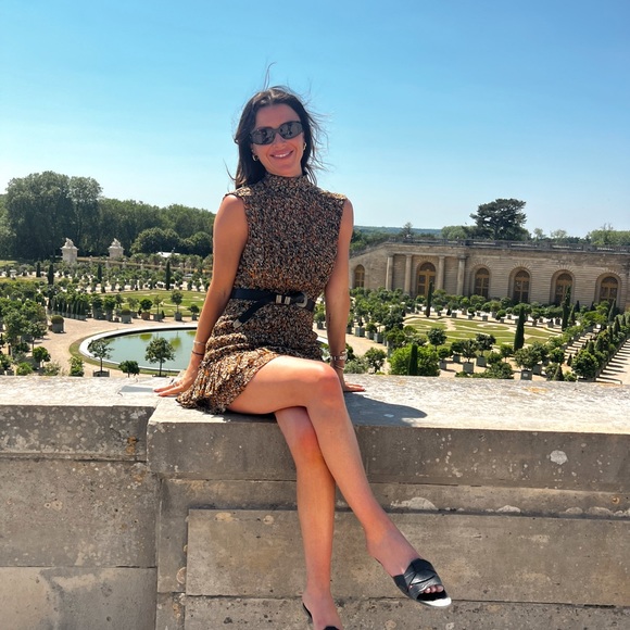 PALOMA SLEEVELESS RUCHED MINI DRESS US 4 shona joy revolve - Picture 7 of 7